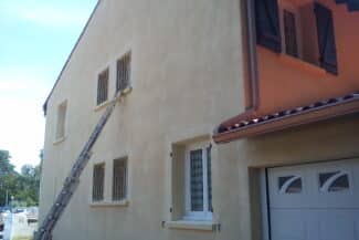 Maison à étage après ravalement complet