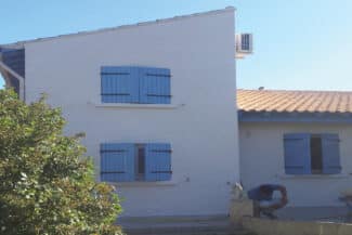 Maison à étage Aux Volets Bleus Après Ravalement