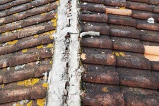 Faîtage neuf scellé entre deux pans de toiture à Frouzins