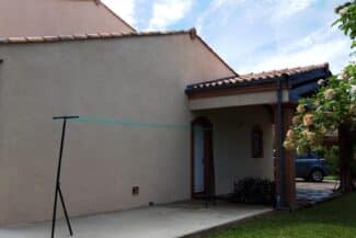 Façade et débord de toiture rénovés à Tournefeuille