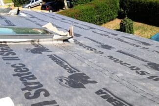 Écran sous-toiture posé sur toute la surface du rampant à Plaisance-du-Touch
