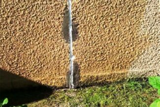 fissure mur extérieur