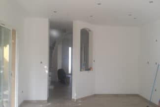 Pièce Intérieure Aux Cloisons Neuves Pendant La Rénovation