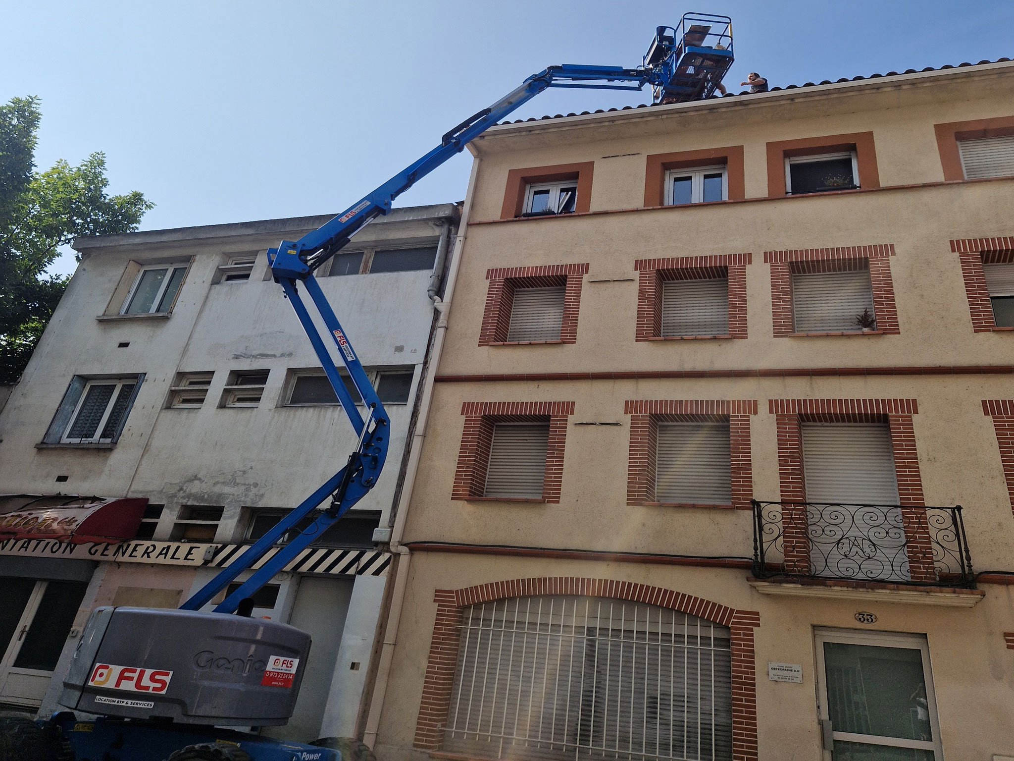 rénovation toiture immeuble toulouse couvreur J Naveri