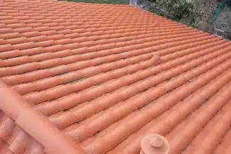 Toiture terminée après démoussage, vue d’ensemble à Pibrac
